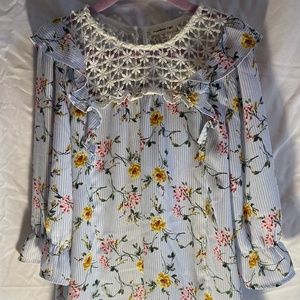 Girls Floral Blouse